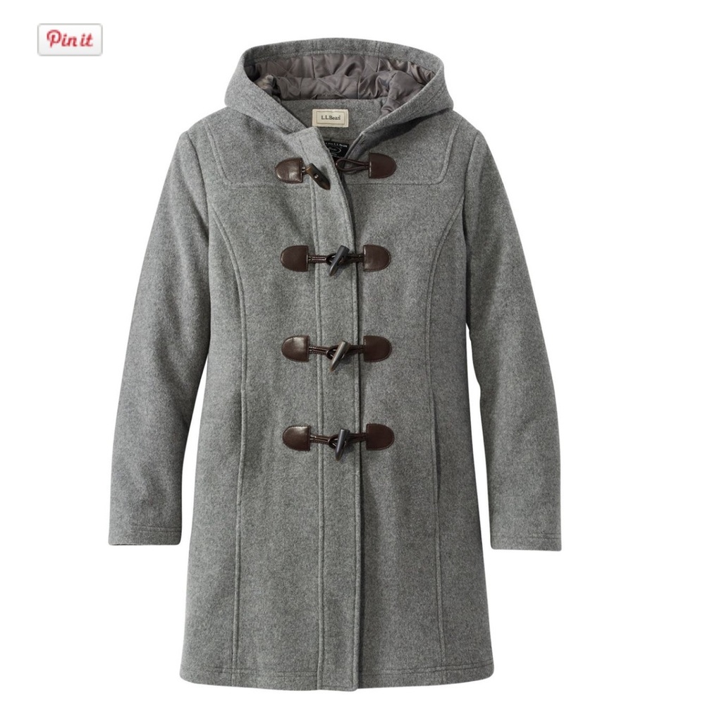 Women’s LL Bean Italian Lambswool Duffel Coat